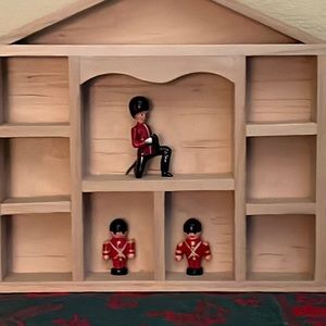 3 Vintage Toy Soldier Figurines